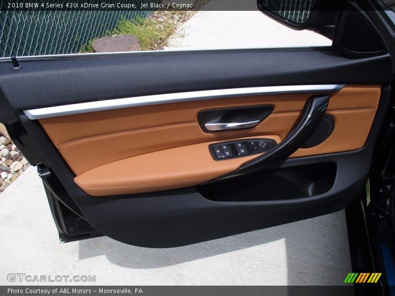 Jet Black / Cognac 2018 BMW 4 Series 430i xDrive Gran Coupe