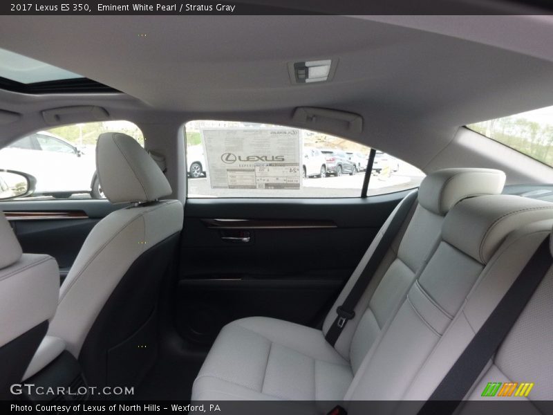 Eminent White Pearl / Stratus Gray 2017 Lexus ES 350