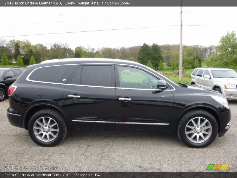 Ebony Twilight Metallic / Ebony/Ebony 2017 Buick Enclave Leather AWD