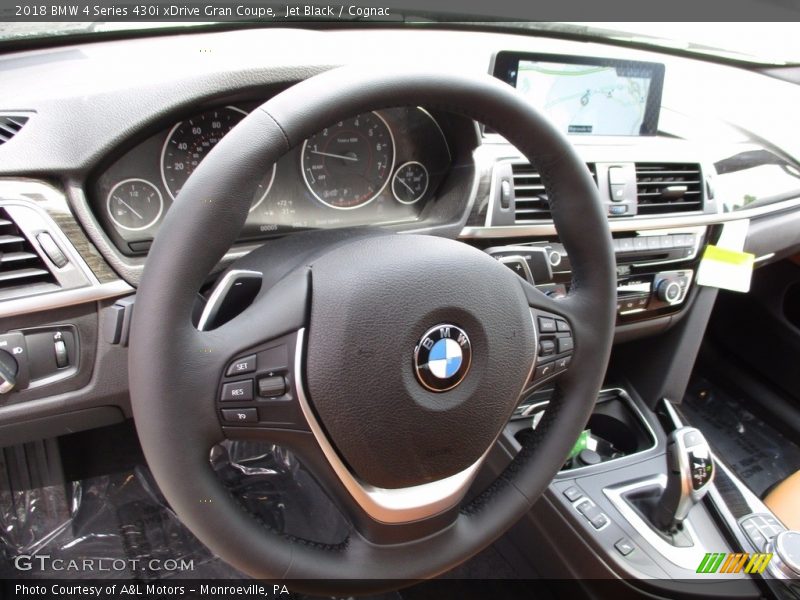 Jet Black / Cognac 2018 BMW 4 Series 430i xDrive Gran Coupe