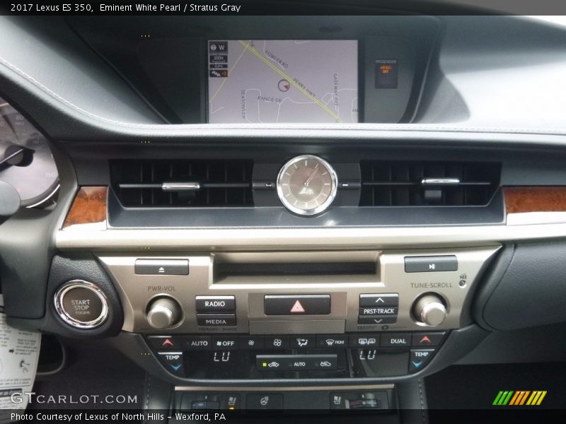 Eminent White Pearl / Stratus Gray 2017 Lexus ES 350