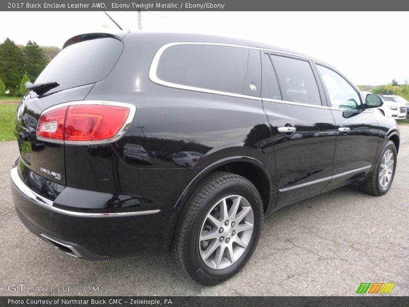 Ebony Twilight Metallic / Ebony/Ebony 2017 Buick Enclave Leather AWD