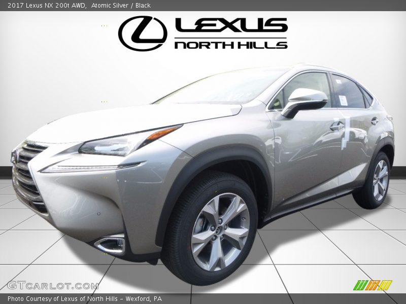 Atomic Silver / Black 2017 Lexus NX 200t AWD