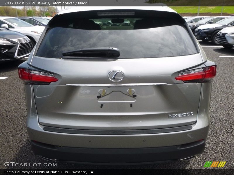 Atomic Silver / Black 2017 Lexus NX 200t AWD