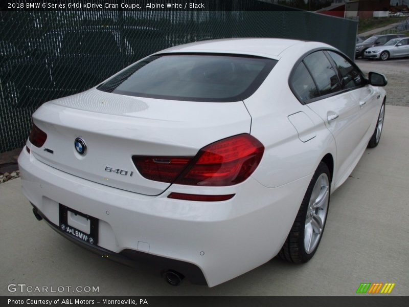 Alpine White / Black 2018 BMW 6 Series 640i xDrive Gran Coupe