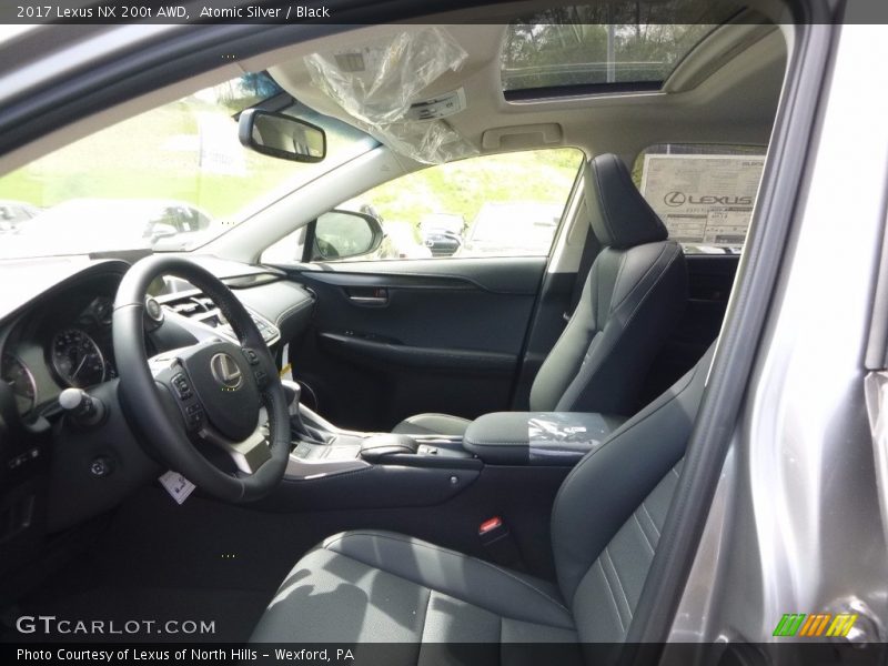 Atomic Silver / Black 2017 Lexus NX 200t AWD