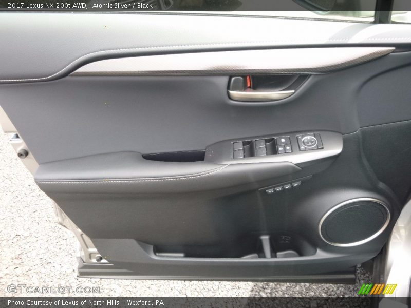 Atomic Silver / Black 2017 Lexus NX 200t AWD