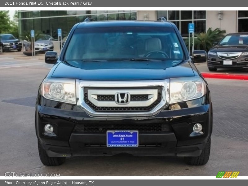 Crystal Black Pearl / Gray 2011 Honda Pilot EX
