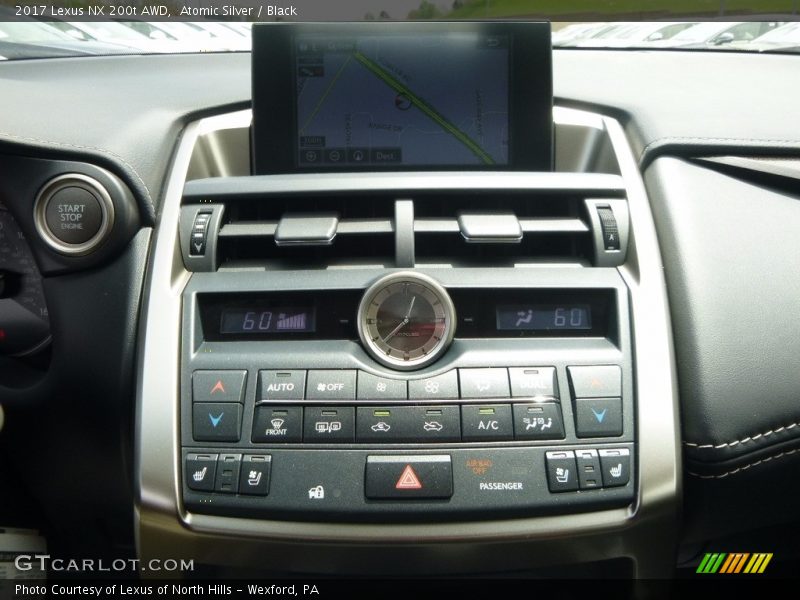 Atomic Silver / Black 2017 Lexus NX 200t AWD
