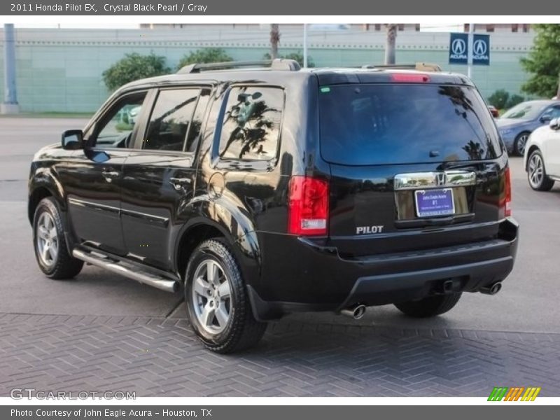 Crystal Black Pearl / Gray 2011 Honda Pilot EX