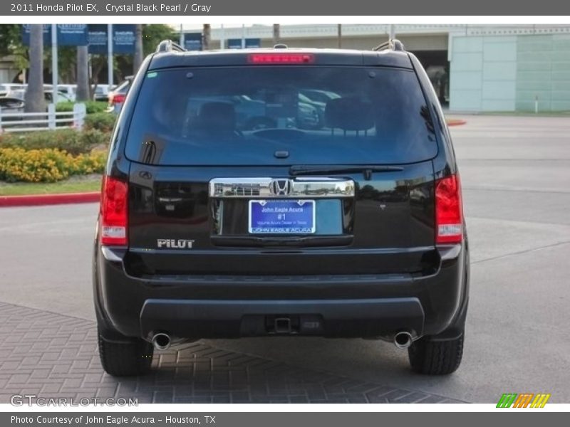 Crystal Black Pearl / Gray 2011 Honda Pilot EX