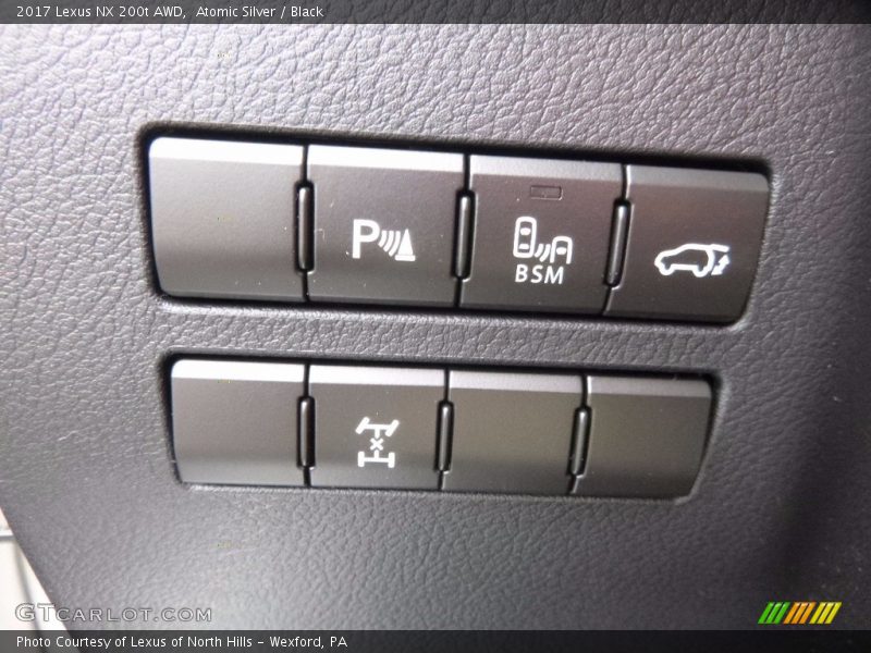 Atomic Silver / Black 2017 Lexus NX 200t AWD