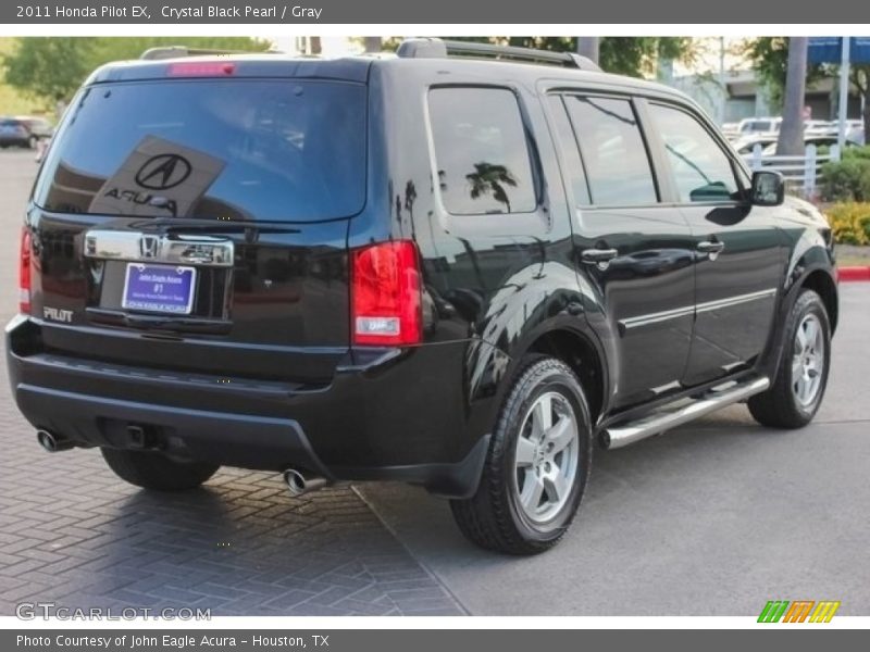 Crystal Black Pearl / Gray 2011 Honda Pilot EX