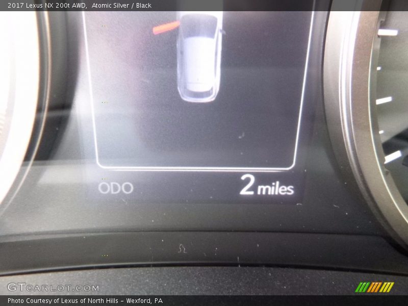 Atomic Silver / Black 2017 Lexus NX 200t AWD