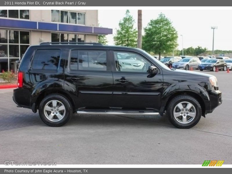 Crystal Black Pearl / Gray 2011 Honda Pilot EX