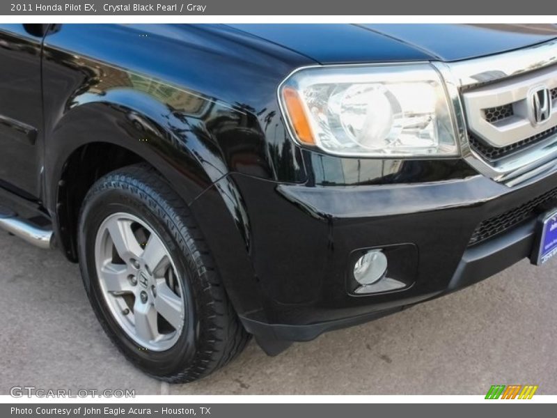 Crystal Black Pearl / Gray 2011 Honda Pilot EX