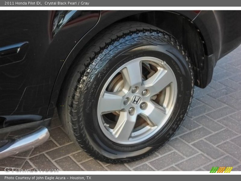 Crystal Black Pearl / Gray 2011 Honda Pilot EX