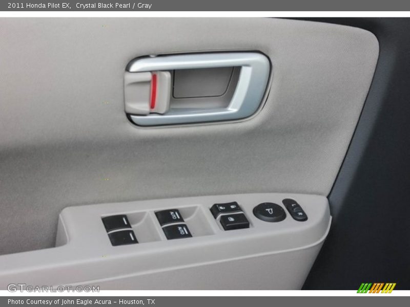 Crystal Black Pearl / Gray 2011 Honda Pilot EX