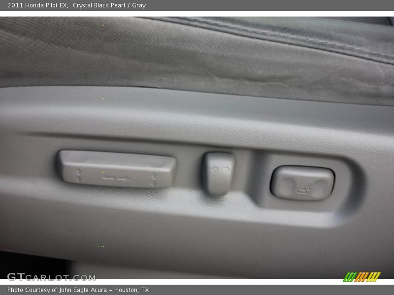 Crystal Black Pearl / Gray 2011 Honda Pilot EX
