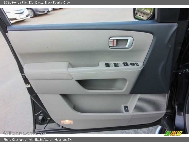 Crystal Black Pearl / Gray 2011 Honda Pilot EX