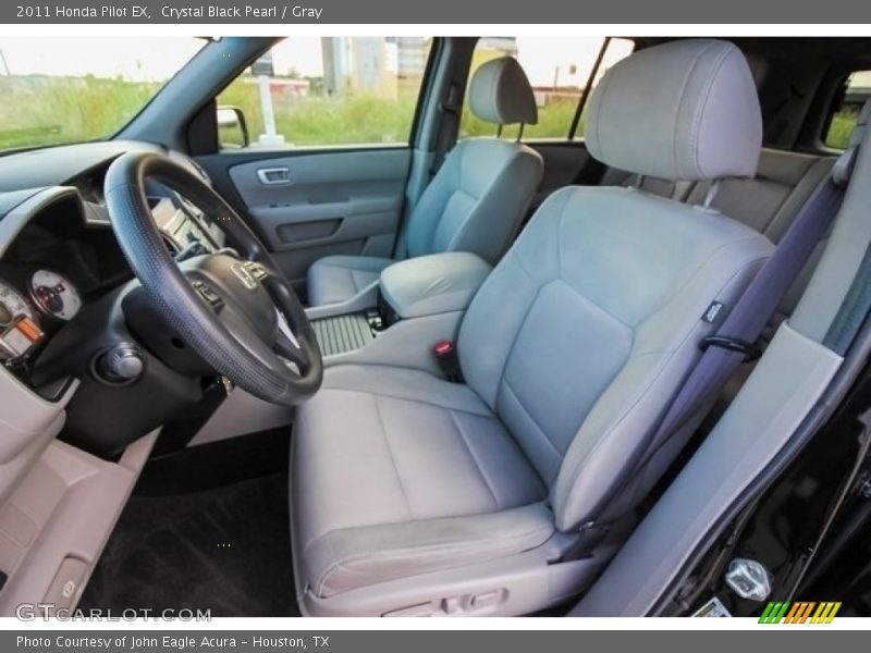 Crystal Black Pearl / Gray 2011 Honda Pilot EX