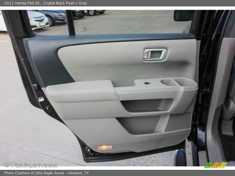 Crystal Black Pearl / Gray 2011 Honda Pilot EX