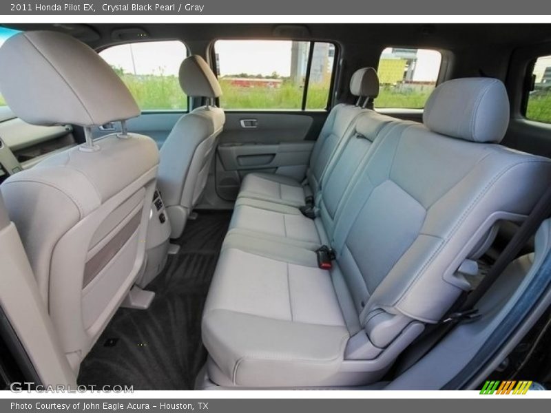 Crystal Black Pearl / Gray 2011 Honda Pilot EX
