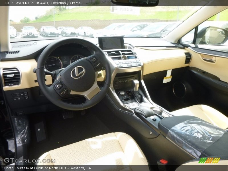 Obsidian / Creme 2017 Lexus NX 200t AWD