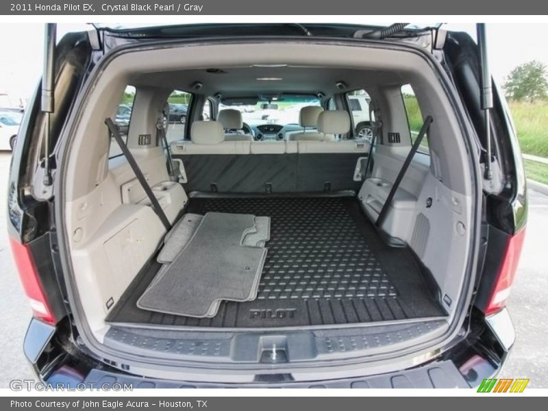 Crystal Black Pearl / Gray 2011 Honda Pilot EX