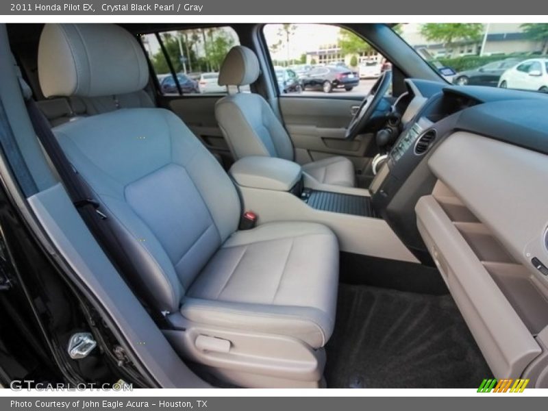 Crystal Black Pearl / Gray 2011 Honda Pilot EX
