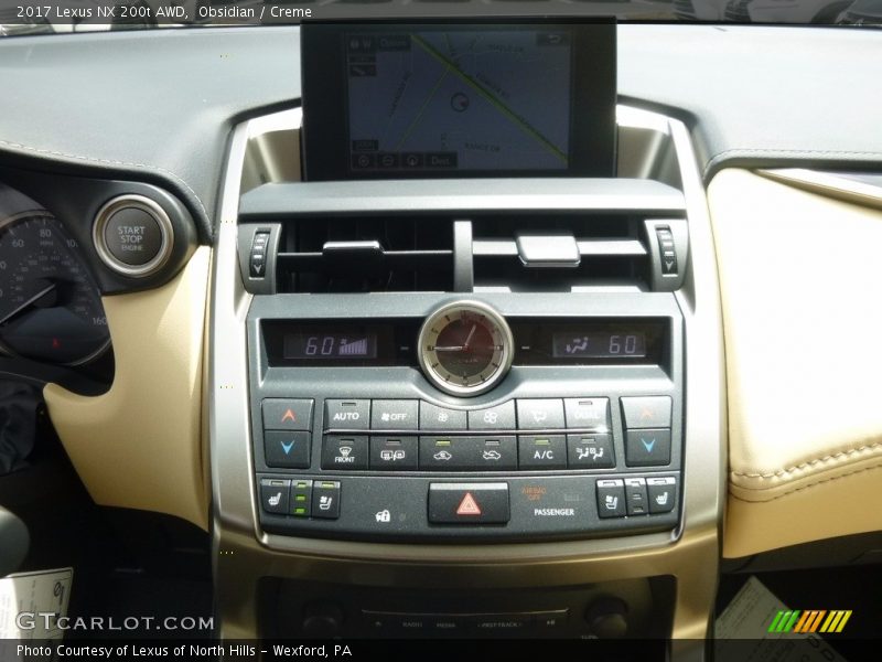Obsidian / Creme 2017 Lexus NX 200t AWD