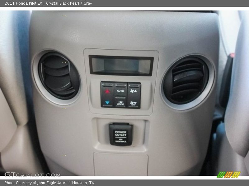 Crystal Black Pearl / Gray 2011 Honda Pilot EX