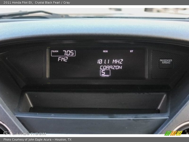 Crystal Black Pearl / Gray 2011 Honda Pilot EX
