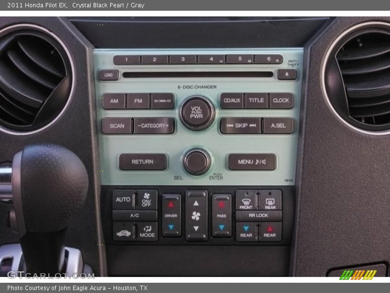 Crystal Black Pearl / Gray 2011 Honda Pilot EX