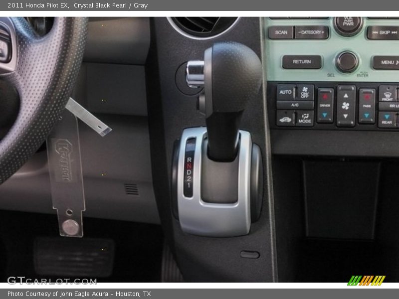 Crystal Black Pearl / Gray 2011 Honda Pilot EX