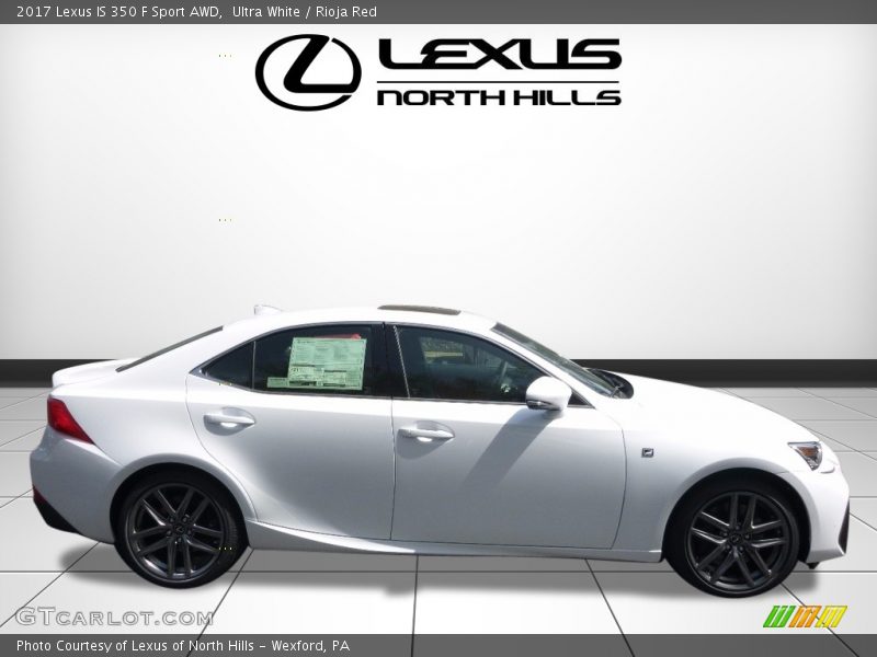 Ultra White / Rioja Red 2017 Lexus IS 350 F Sport AWD