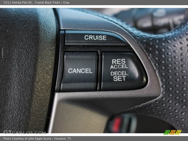 Crystal Black Pearl / Gray 2011 Honda Pilot EX