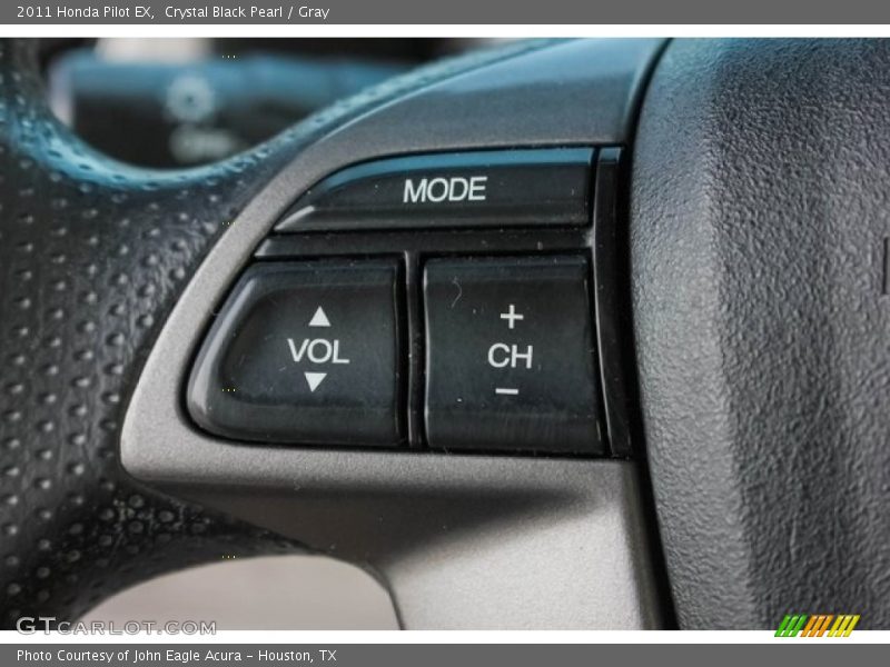 Crystal Black Pearl / Gray 2011 Honda Pilot EX