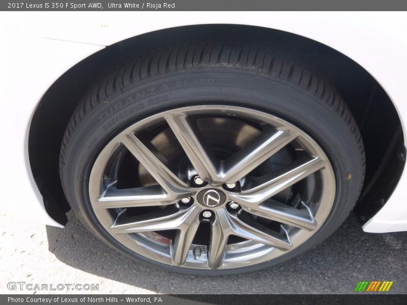 Ultra White / Rioja Red 2017 Lexus IS 350 F Sport AWD