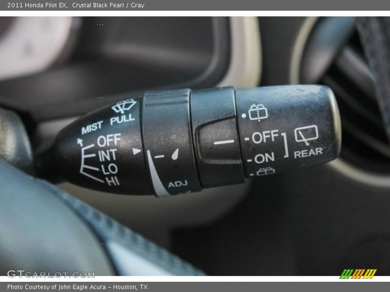 Crystal Black Pearl / Gray 2011 Honda Pilot EX