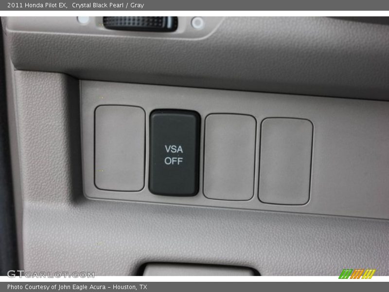 Crystal Black Pearl / Gray 2011 Honda Pilot EX