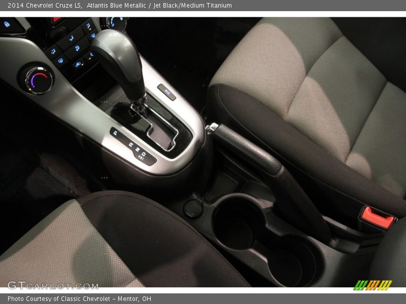 Atlantis Blue Metallic / Jet Black/Medium Titanium 2014 Chevrolet Cruze LS
