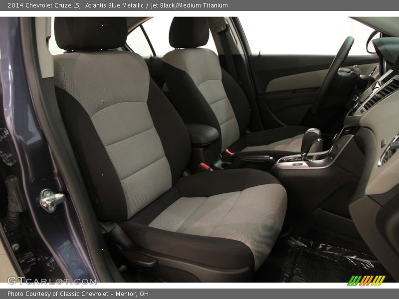 Atlantis Blue Metallic / Jet Black/Medium Titanium 2014 Chevrolet Cruze LS
