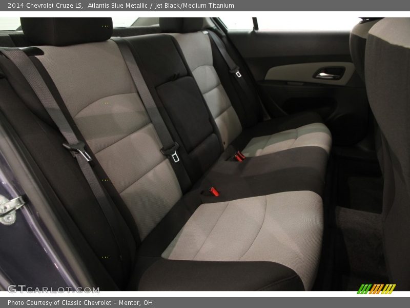 Atlantis Blue Metallic / Jet Black/Medium Titanium 2014 Chevrolet Cruze LS