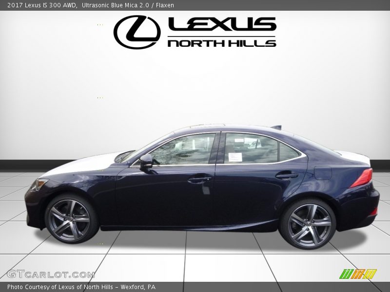 Ultrasonic Blue Mica 2.0 / Flaxen 2017 Lexus IS 300 AWD