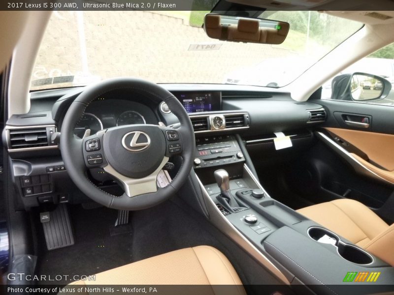 Ultrasonic Blue Mica 2.0 / Flaxen 2017 Lexus IS 300 AWD