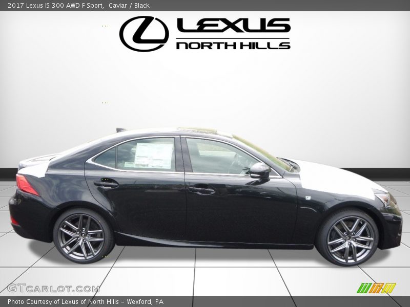 Caviar / Black 2017 Lexus IS 300 AWD F Sport
