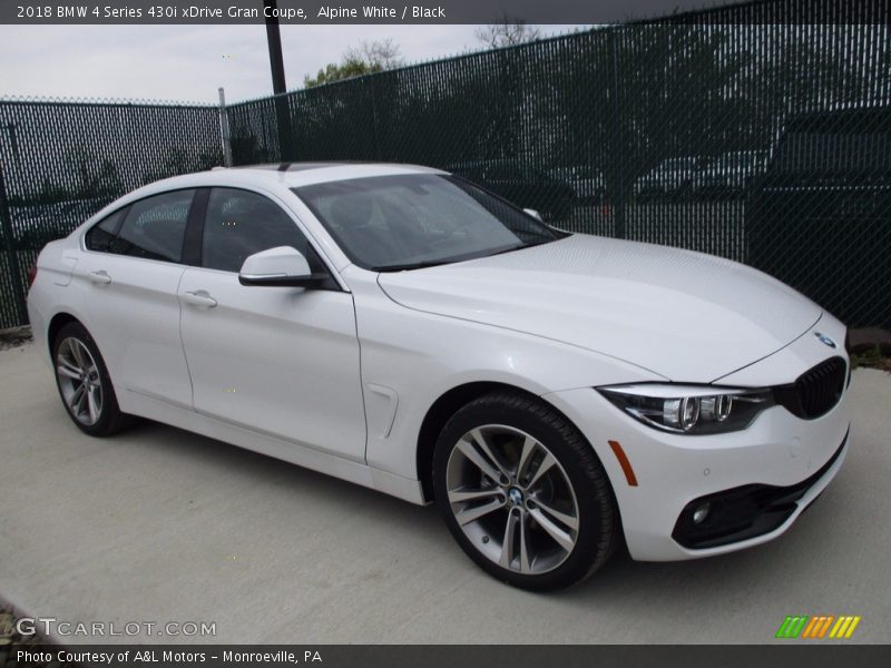 Front 3/4 View of 2018 4 Series 430i xDrive Gran Coupe
