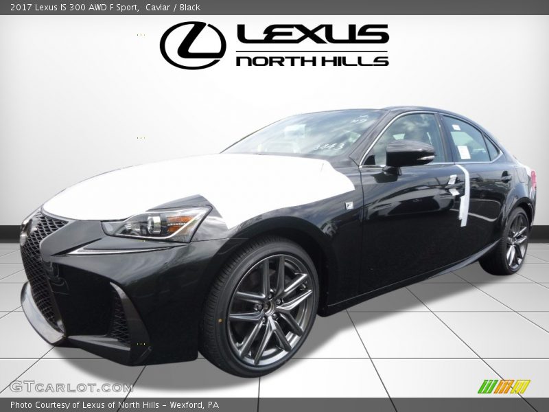 Caviar / Black 2017 Lexus IS 300 AWD F Sport