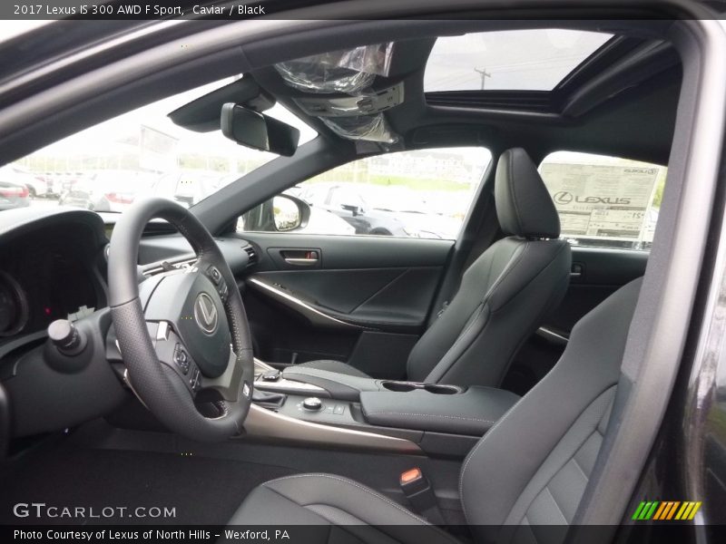 Caviar / Black 2017 Lexus IS 300 AWD F Sport
